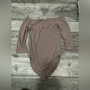 off the shoulder bodysuit